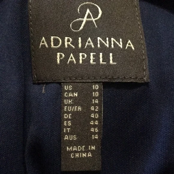 Adrianna Papell Striped Sleeveless Mini Dress - Picture 5 of 11